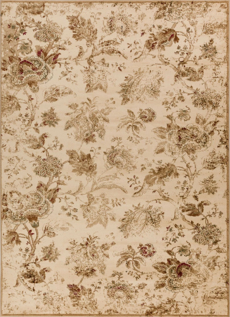 Well Woven Tapestry Beige Floral Rug 3'11" X 5'3" 3'x5' 1 Well Woven Tapestry Beige Floral Rug 3'11" X 5'3" 3'x5'