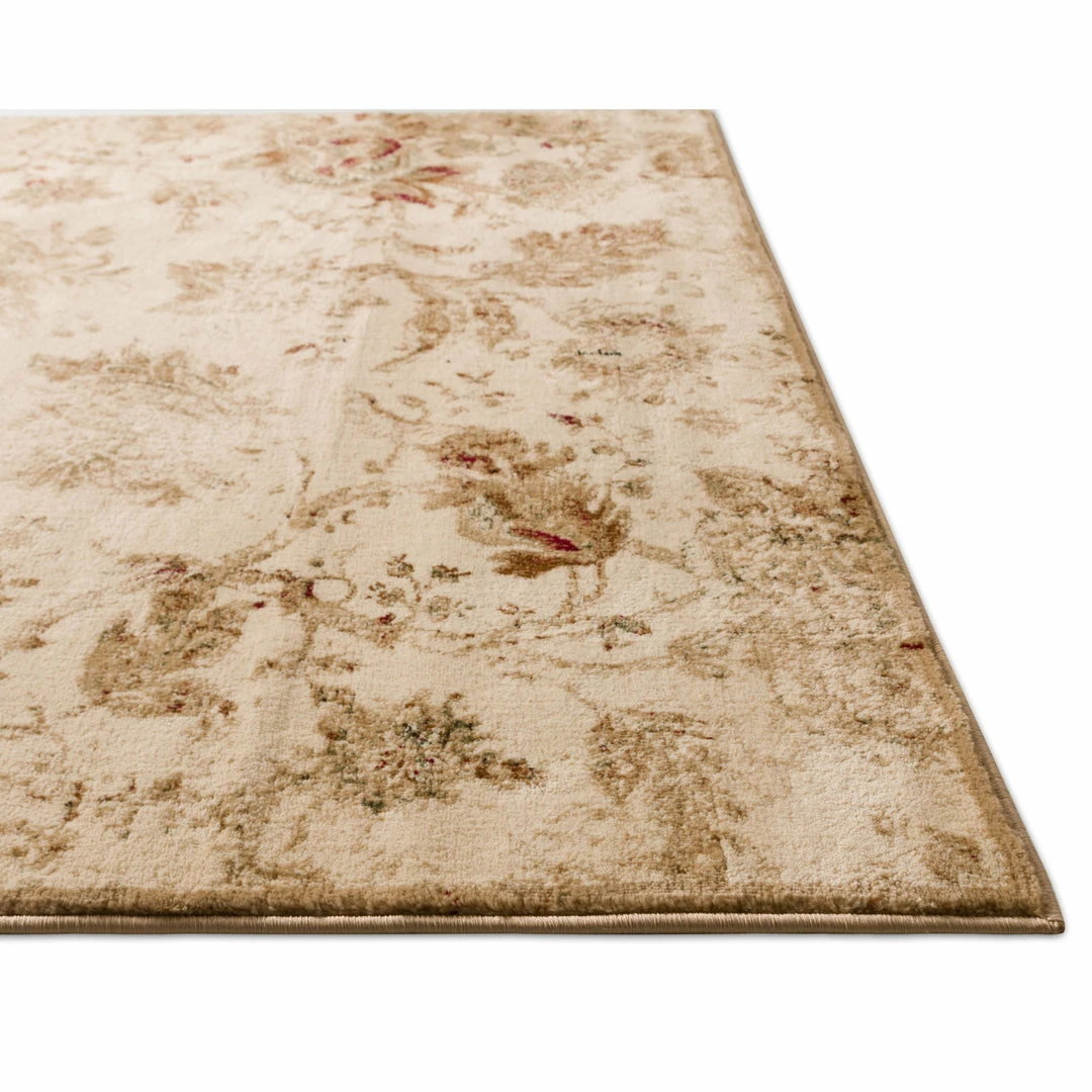 Well Woven Tapestry Beige Floral Rug 3'11" X 5'3" 3'x5' 2 Well Woven Tapestry Beige Floral Rug 3'11" X 5'3" 3'x5'