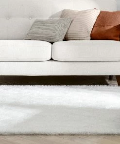 Well Woven Moroccan Winona Honeycomb Hexagon Pattern Shag Ivory 3D Textured Rug