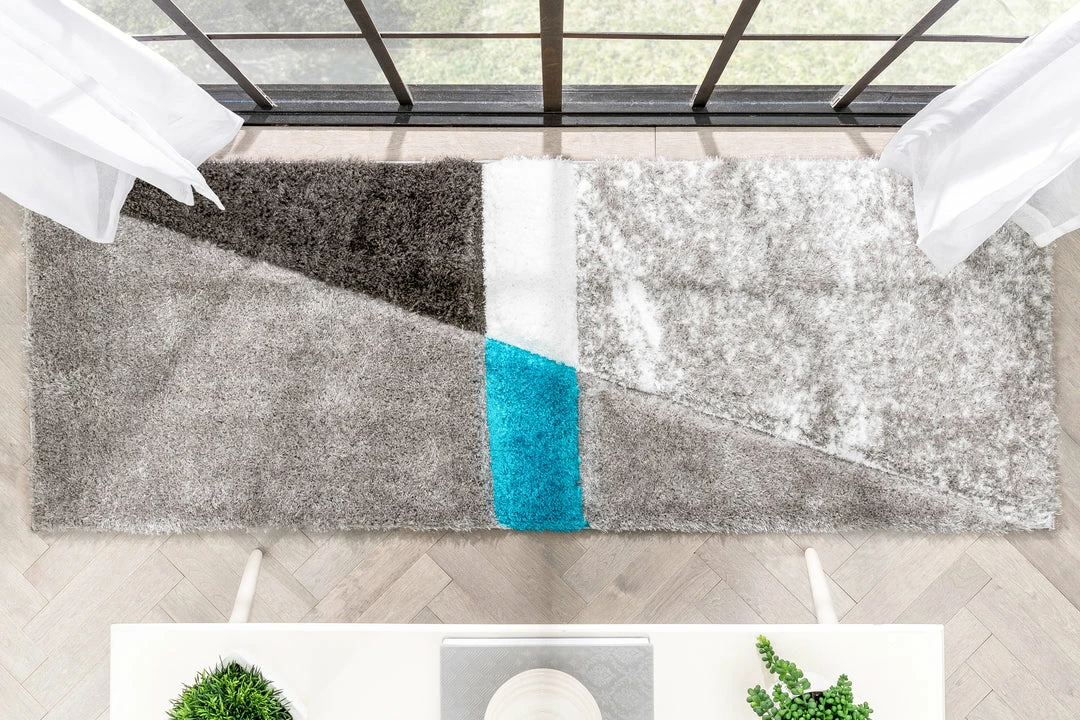 Well Woven Mori Modern Abstract Geometric 3D Textured Shag Grey Blue Rug 9 Well Woven Mori Modern Abstract Geometric 3D Textured Shag Grey Blue Rug