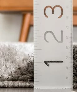 Well Woven Remi Contemporary Geometric Boxes 3D Textured Shag Yellow Grey Rug