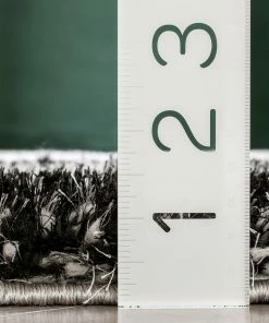 Well Woven Kenzo Retro Geometric Pattern 3D Textured Shag Black Grey Rug