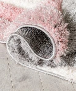 Well Woven Remi Modern Geometric Stripes 3D Textured Shag Blush Gold Rug 17 Well Woven Remi Modern Geometric Stripes 3D Textured Shag Blush Gold Rug