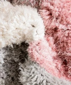 Well Woven Remi Modern Geometric Stripes 3D Textured Shag Blush Gold Rug 14 Well Woven Remi Modern Geometric Stripes 3D Textured Shag Blush Gold Rug