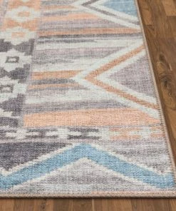 Well Woven Boron Machine Washable Vintage Gabbeh Geometric Pattern Blush Pink Flat-Weave Distressed Rug Global 13 Well Woven Boron Machine Washable Vintage Gabbeh Geometric Pattern Blush Pink Flat-Weave Distressed Rug Global