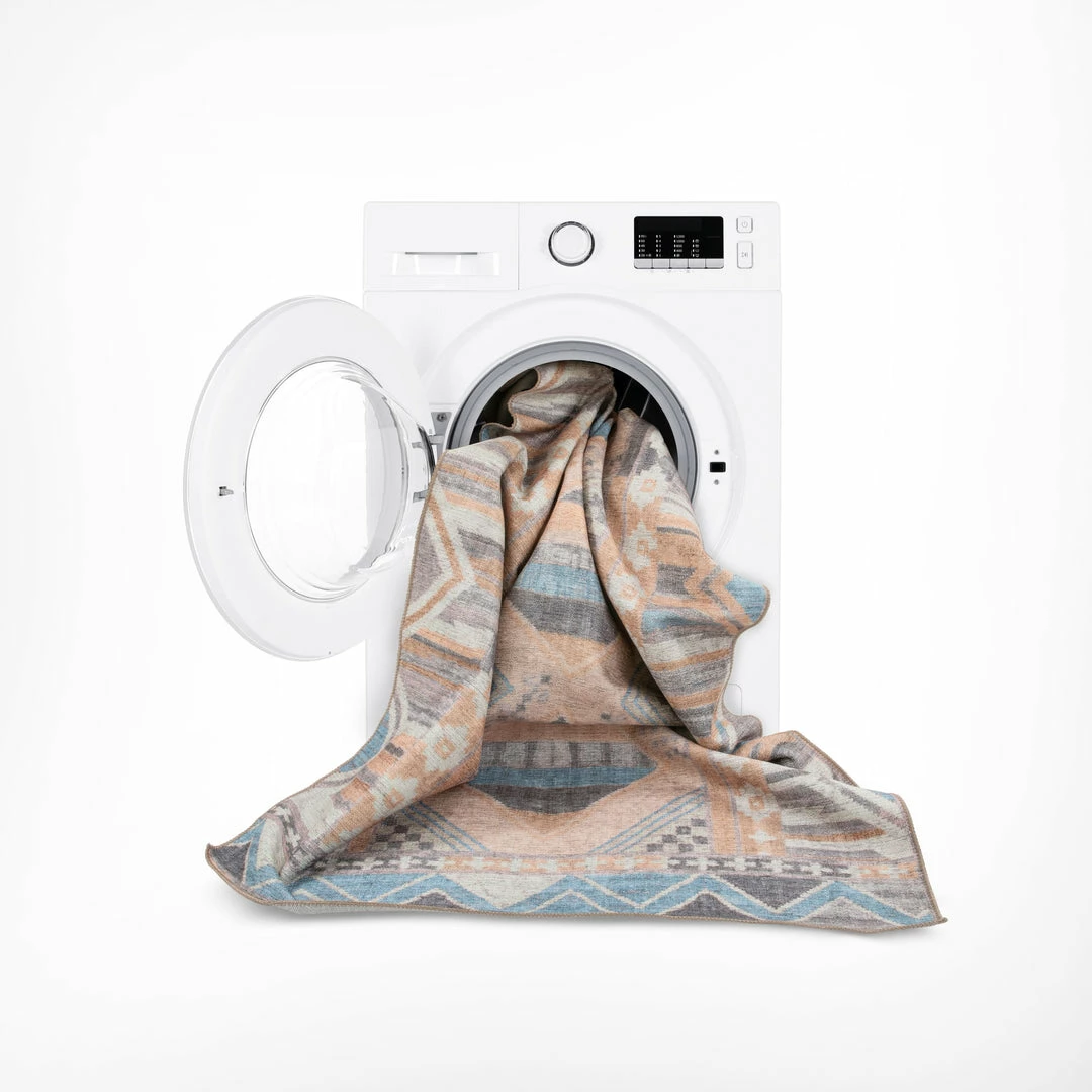 Well Woven Boron Machine Washable Vintage Gabbeh Geometric Pattern Blush Pink Flat-Weave Distressed Rug Global 6 Well Woven Boron Machine Washable Vintage Gabbeh Geometric Pattern Blush Pink Flat-Weave Distressed Rug Global