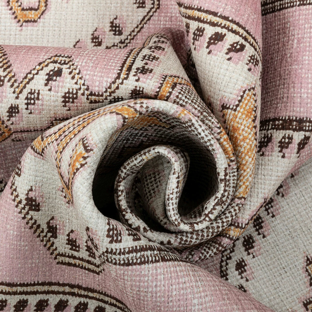 Well Woven Cartago Machine Washable Vintage Medallion Persian Blush Flat-Weave Distressed 5'3" X 7'3" Rug 3 Well Woven Cartago Machine Washable Vintage Medallion Persian Blush Flat-Weave Distressed 5'3" X 7'3" Rug