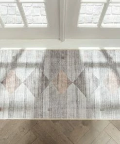 Well Woven Global Argonne Machine Washable Vintage Southwestern Diamond Pattern Grey Flat-Weave Distressed Rug 17 Well Woven Global Argonne Machine Washable Vintage Southwestern Diamond Pattern Grey Flat-Weave Distressed Rug