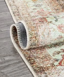 Well Woven Global Ashtyn Vintage Medallion Blush Ivory Persian Rug By Rebecca Propes