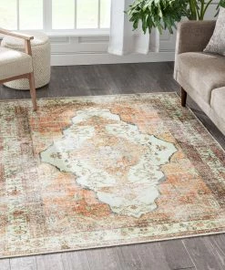 Well Woven Global Ashtyn Vintage Medallion Blush Ivory Persian Rug By Rebecca Propes