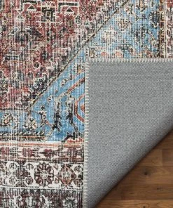 Well Woven Menda Machine Washable Vintage Bohemian Meallion Oriental Blush Flat-Weave Distressed Rug 17 Well Woven Menda Machine Washable Vintage Bohemian Meallion Oriental Blush Flat-Weave Distressed Rug