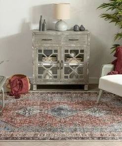 Well Woven Menda Machine Washable Vintage Bohemian Meallion Oriental Blush Flat-Weave Distressed Rug 22 Well Woven Menda Machine Washable Vintage Bohemian Meallion Oriental Blush Flat-Weave Distressed Rug