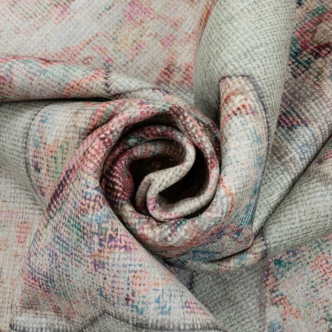 Well Woven Ramon Machine Washable Vintage Persian Botanical Pink Pastel Green Flat-Weave Distressed Rug Global 3 Well Woven Ramon Machine Washable Vintage Persian Botanical Pink Pastel Green Flat-Weave Distressed Rug Global