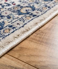 Well Woven Global Keshan Blue Vintage Rug 5'3" X 7'3"