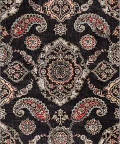 Well Woven Biju Charcoal Vintage Rug