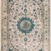 Well Woven Mahal Beige Vintage Medallion Rug