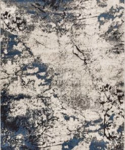 Well Woven Supurasshu Blue Modern Rug