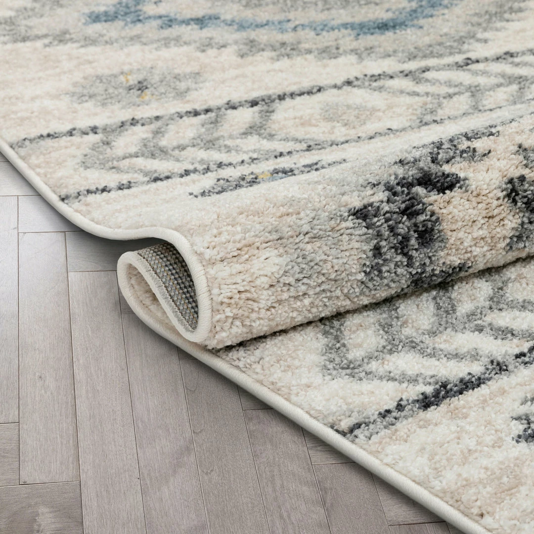 Well Woven Global Prato Tribal Southwestern Geometric Blue Rug 7 Well Woven Global Prato Tribal Southwestern Geometric Blue Rug