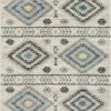 Well Woven Global Prato Tribal Southwestern Geometric Blue Rug