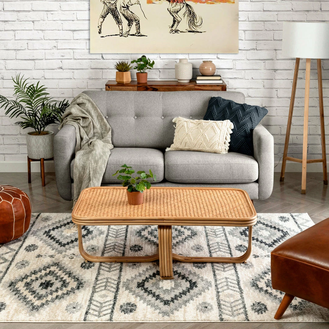 Well Woven Prato Tribal Southwestern Geometric Grey Rug 5 Well Woven Prato Tribal Southwestern Geometric Grey Rug