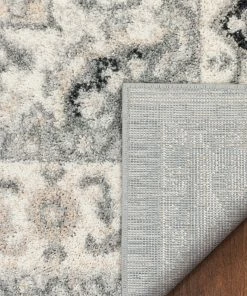 Well Woven Forti Perisan Medallion Botanical Border Grey Rug 14 Well Woven Forti Perisan Medallion Botanical Border Grey Rug