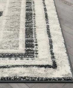 Well Woven Pisa Aztec Tribal Southwestern Grey Rug