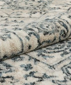 Well Woven Carpi Vintage Bohemian Medallion Blue Rug