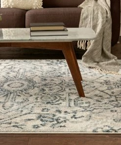 Well Woven Carpi Vintage Bohemian Medallion Blue Rug
