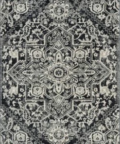 Well Woven Global Carpi Vintage Bohemian Medallion Grey Rug
