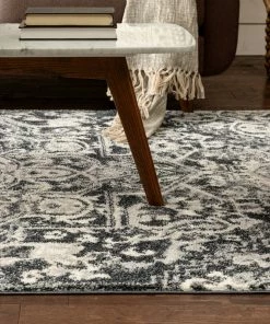 Well Woven Global Carpi Vintage Bohemian Medallion Grey Rug