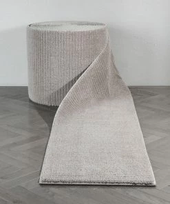 Well Woven Geometric Custom Size Runner Carlow Shag Solid Ivory Choose Your Width X Choose Your Length Hallway Runner Rug