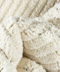 Well Woven Geometric Monroe Solid & Striped Textured Ivory Ultra Soft High-Low Shag Rug 15 Well Woven Geometric Monroe Solid & Striped Textured Ivory Ultra Soft High-Low Shag Rug