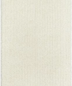 Well Woven Geometric Monroe Solid & Striped Textured Ivory Ultra Soft High-Low Shag Rug 20 Well Woven Geometric Monroe Solid & Striped Textured Ivory Ultra Soft High-Low Shag Rug