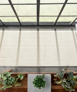 Well Woven Geometric Monroe Solid & Striped Textured Ivory Ultra Soft High-Low Shag Rug 25 Well Woven Geometric Monroe Solid & Striped Textured Ivory Ultra Soft High-Low Shag Rug