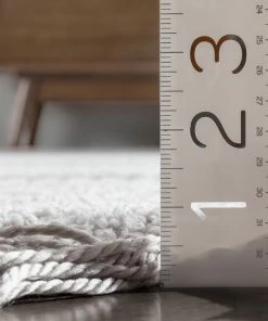 Well Woven Pike Geometric Textured Taupe Ivory Ultra Soft High-Low Shag Rug 24 Well Woven Pike Geometric Textured Taupe Ivory Ultra Soft High-Low Shag Rug