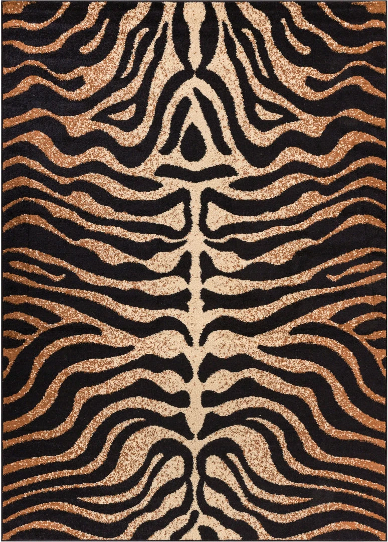 Well Woven Animal Skin Brown Modern 3-Piece Set (5' X 7' And Bonus 20" X 31" Mats) 2 Well Woven Animal Skin Brown Modern 3-Piece Set (5' X 7' And Bonus 20" X 31" Mats)