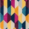 Well Woven Lafayette Multi Mid-Century Modern Rug
