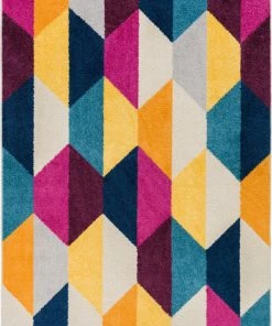Well Woven Lafayette Multi Mid-Century Modern Rug