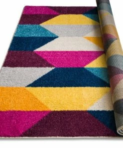 Well Woven Lafayette Multi Mid-Century Modern Rug