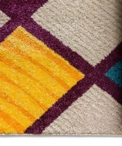 Well Woven Broadway Multi Mid-Century Modern Rug Geometric