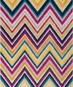 Well Woven Soho Multi Mid-Century Modern Rug Geometric