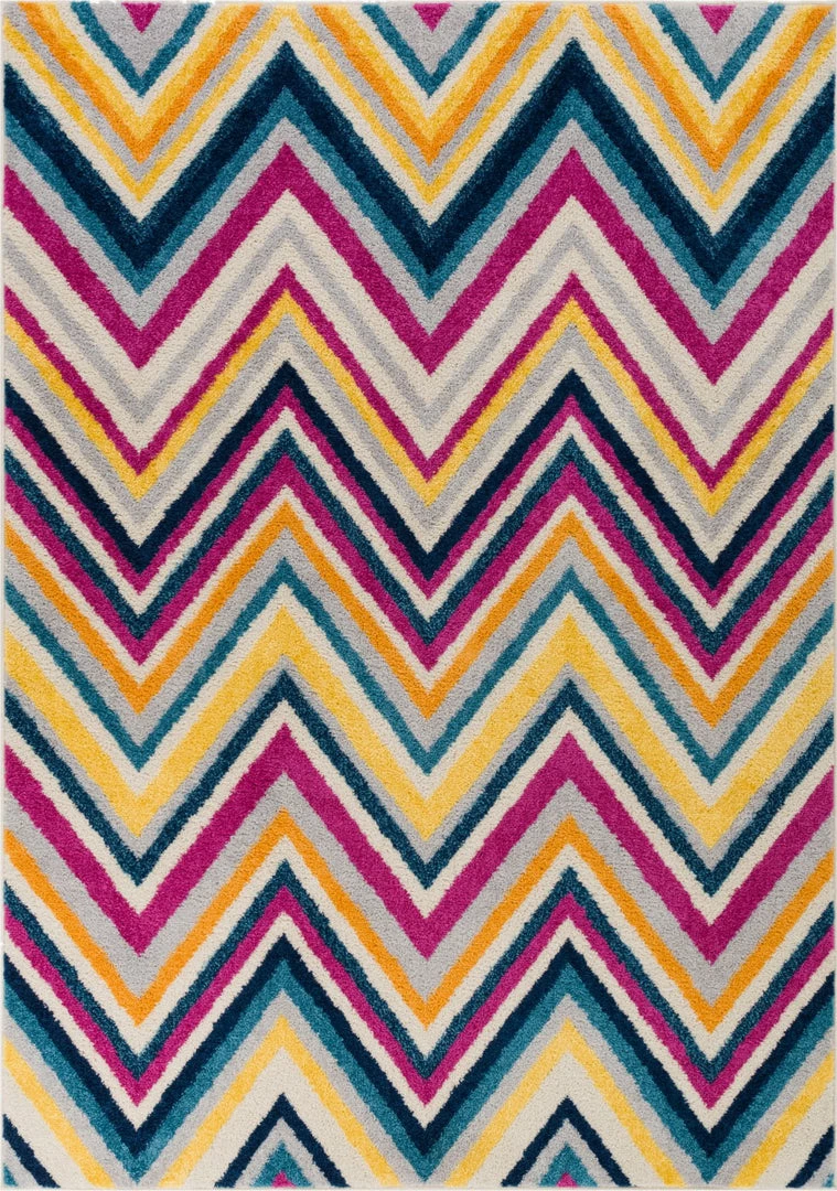 Well Woven Soho Multi Mid-Century Modern Rug Geometric 1 Well Woven Soho Multi Mid-Century Modern Rug Geometric