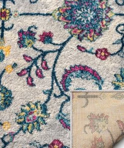 Well Woven Global Beatrix Ivory Modern Bohemian Floral Rug 10 Well Woven Global Beatrix Ivory Modern Bohemian Floral Rug