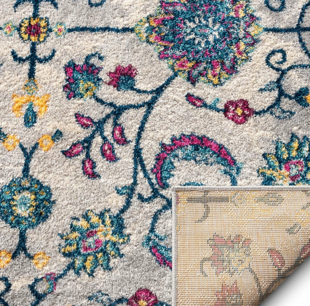 Well Woven Global Beatrix Ivory Modern Bohemian Floral Rug 4 Well Woven Global Beatrix Ivory Modern Bohemian Floral Rug