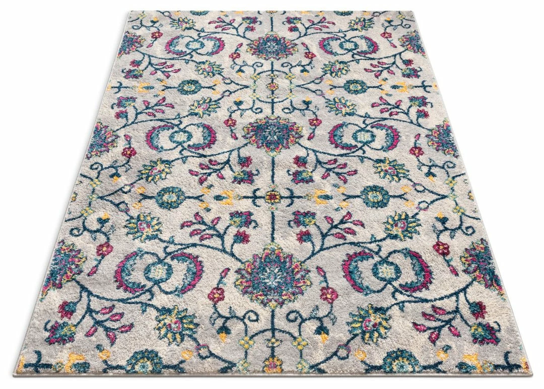 Well Woven Global Beatrix Ivory Modern Bohemian Floral Rug 7 Well Woven Global Beatrix Ivory Modern Bohemian Floral Rug