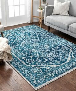 Well Woven Coco Blue Bohemian Persian Rug Global