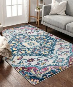 Well Woven Gwendolyn Multi Bohemian Oriental Medallion Rug