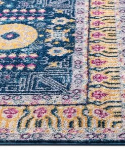 Well Woven Calloway Blue Bohemian Persian Rug