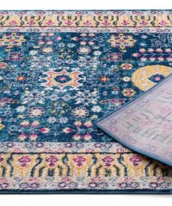 Well Woven Calloway Blue Bohemian Persian Rug