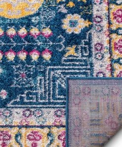 Well Woven Calloway Blue Bohemian Persian Rug